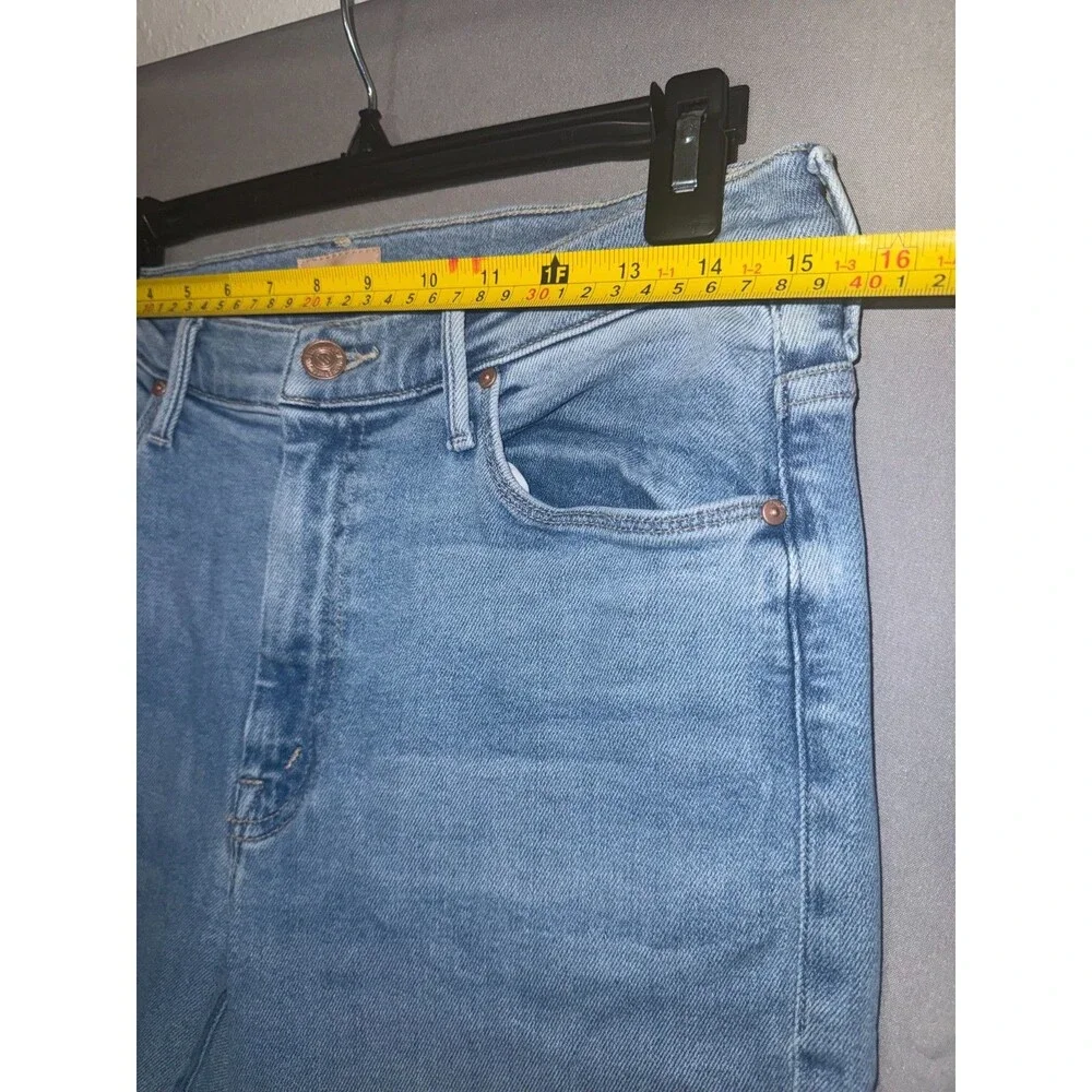 Mother Weekender Blessing in Disguise High Rise Flare Button Fly Size 30 Jeans